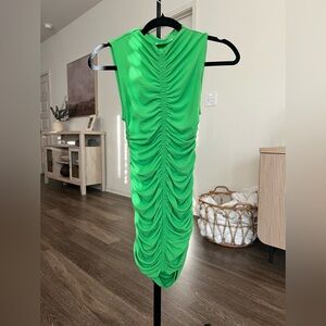 Zara green mini dress